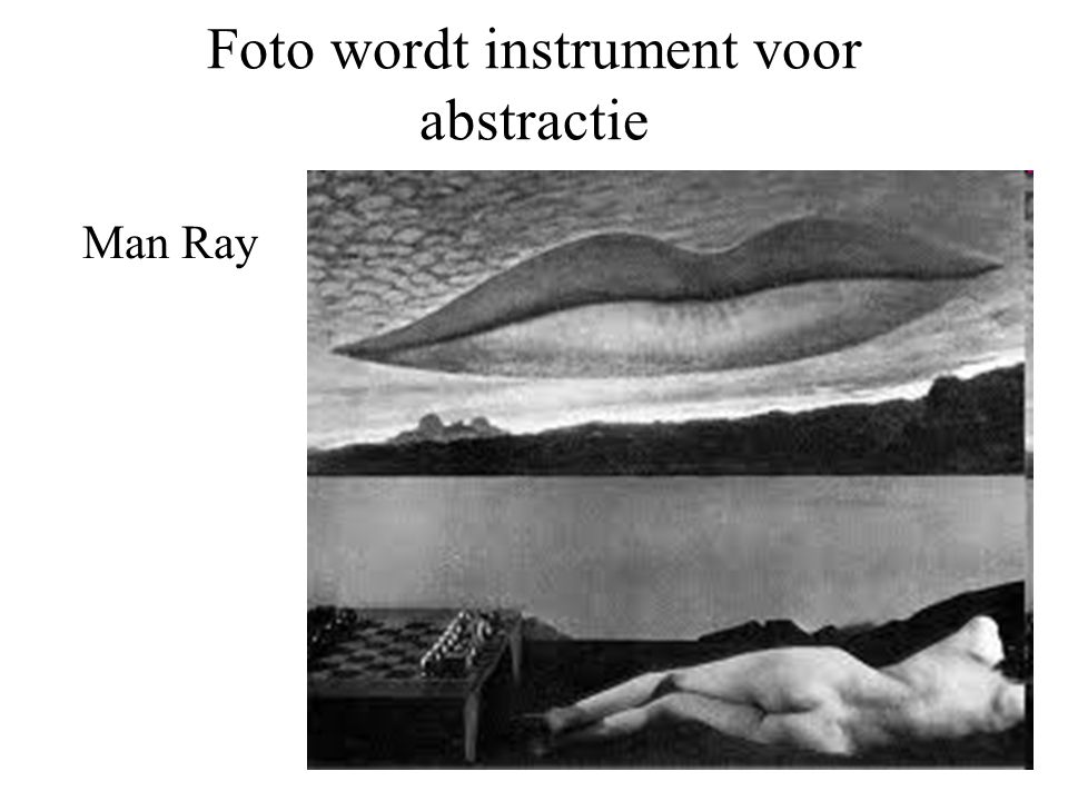 Foto wordt instrument voor abstractie