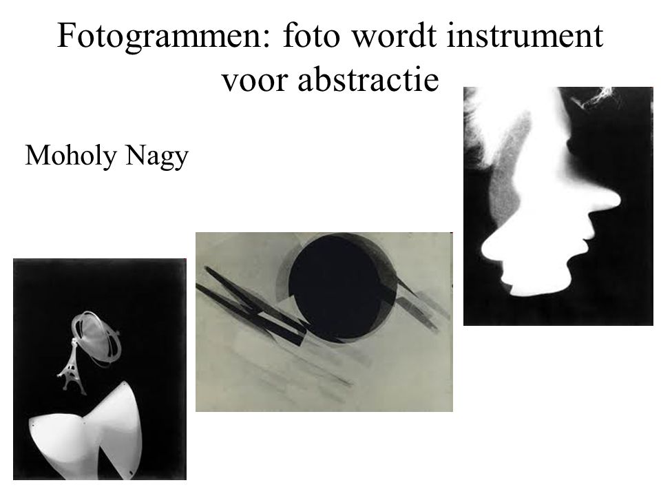 Fotogrammen: foto wordt instrument voor abstractie