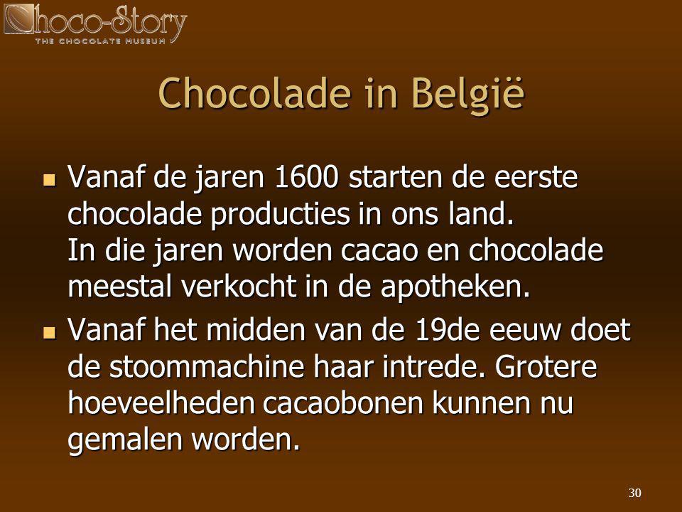 Chocolade in België