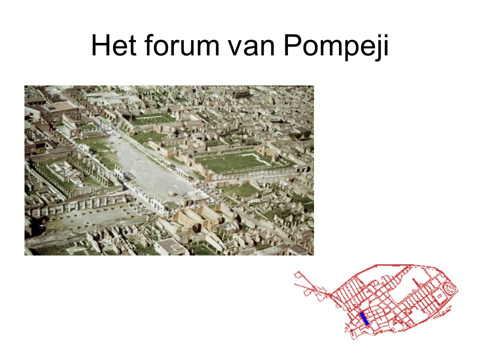 Het forum van Pompeji