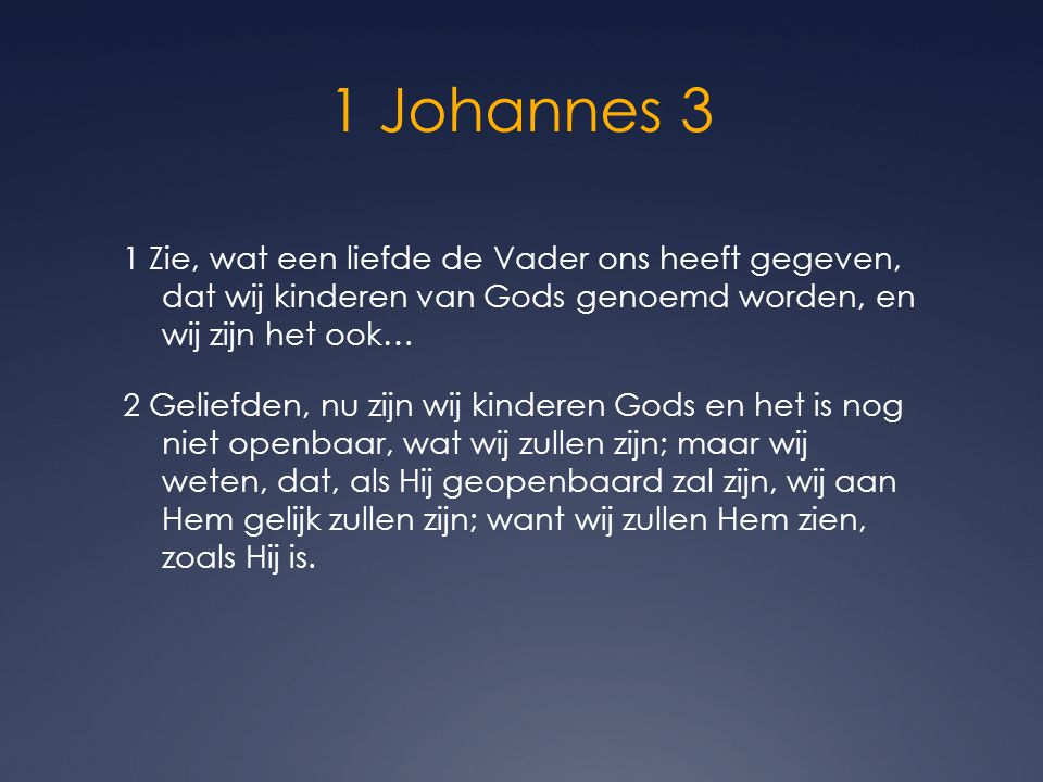 1 Johannes 3