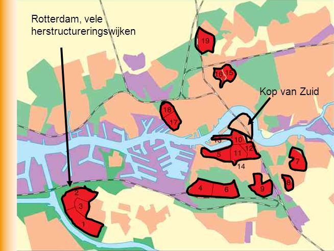 Rotterdam, vele herstructureringswijken