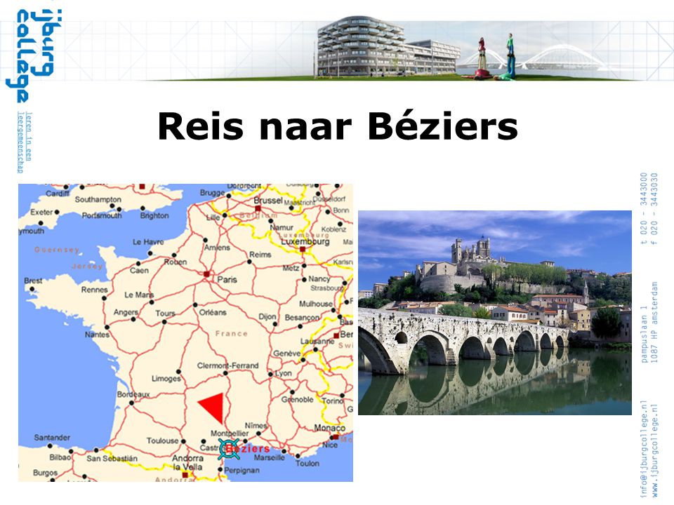 Reis naar Béziers