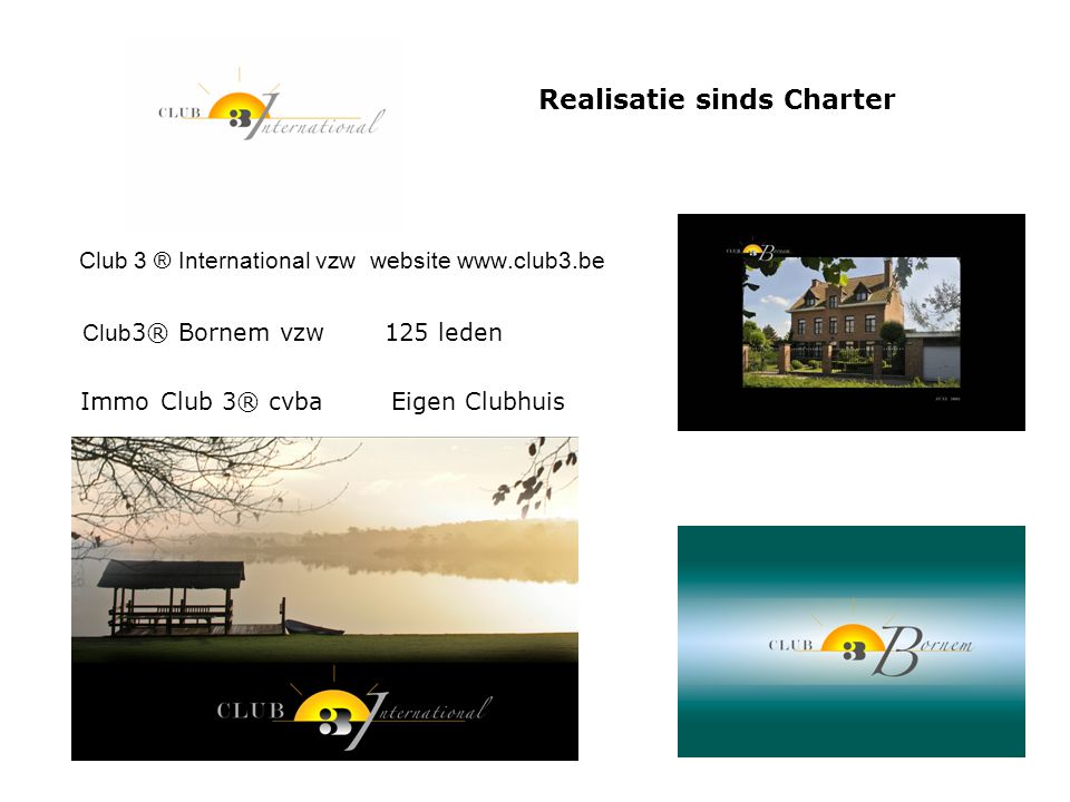 Club 3 ® International vzw website