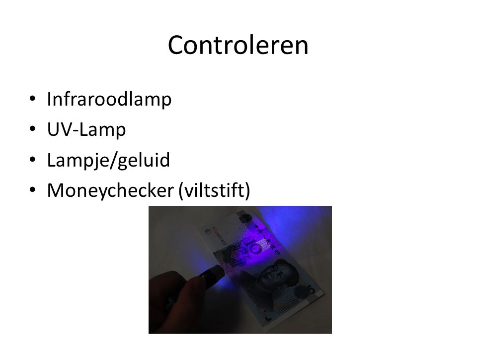 Controleren Infraroodlamp UV-Lamp Lampje/geluid