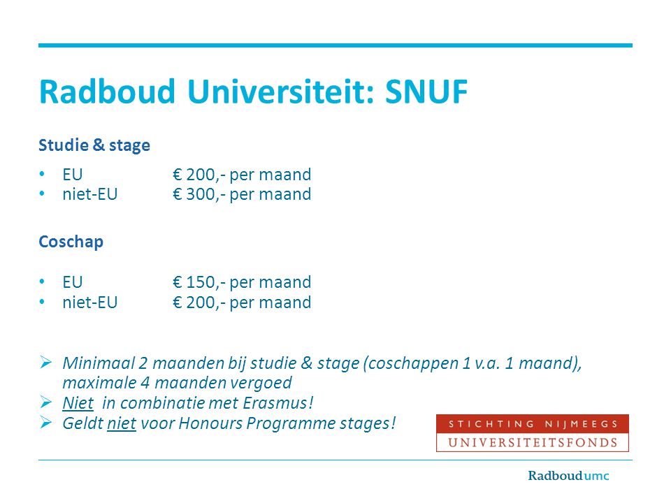 Radboud Universiteit: SNUF