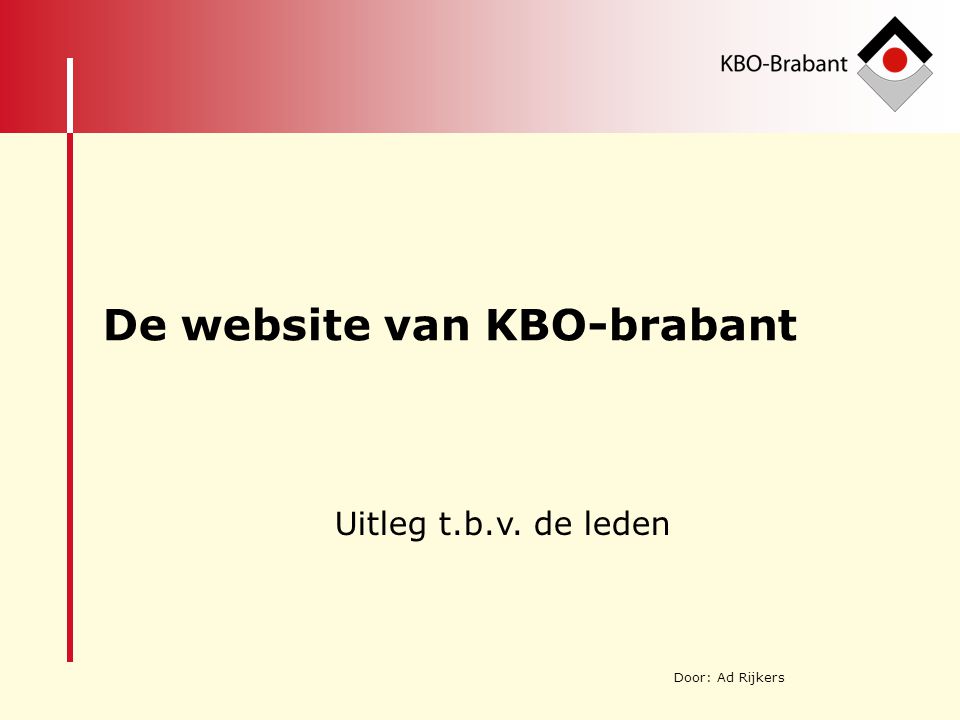 De website van KBO-brabant