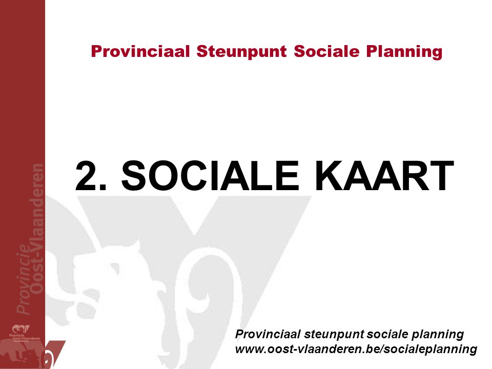 Provinciaal Steunpunt Sociale Planning