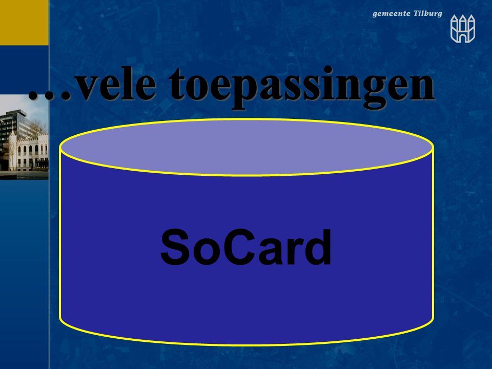 …vele toepassingen SoCard SoCard GHOR Cursus Portalen wijzer Ouderen
