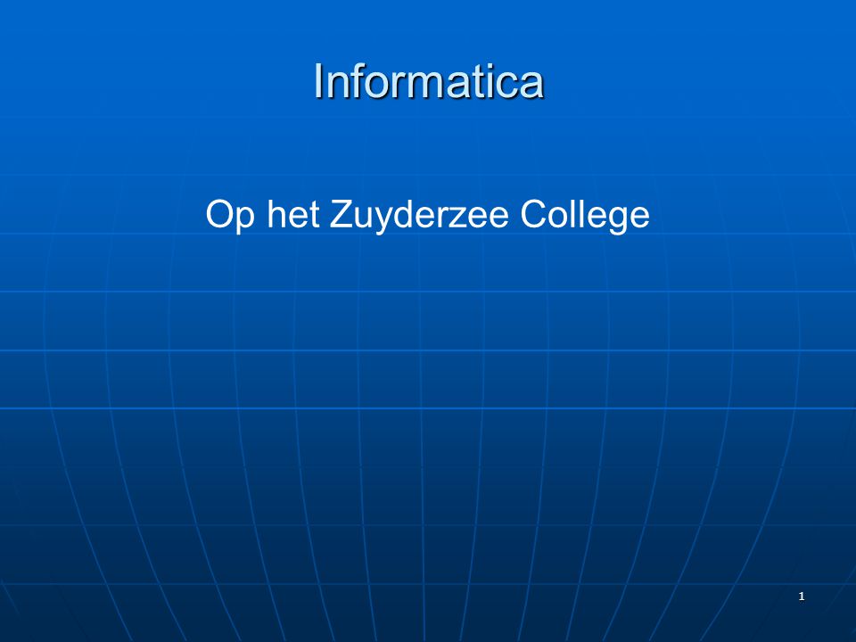 Op het Zuyderzee College