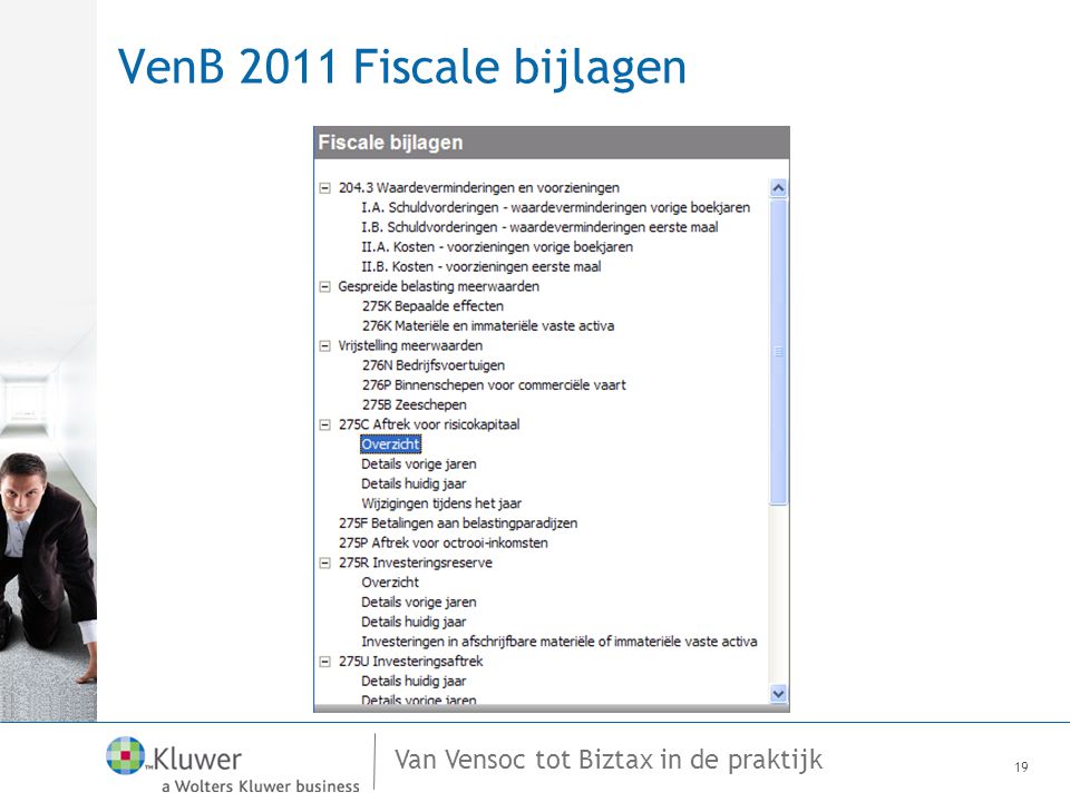 VenB 2011 Fiscale bijlagen