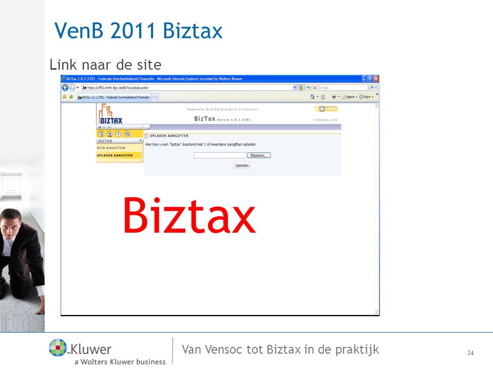 VenB 2011 Biztax Link naar de site BizTax Biztax