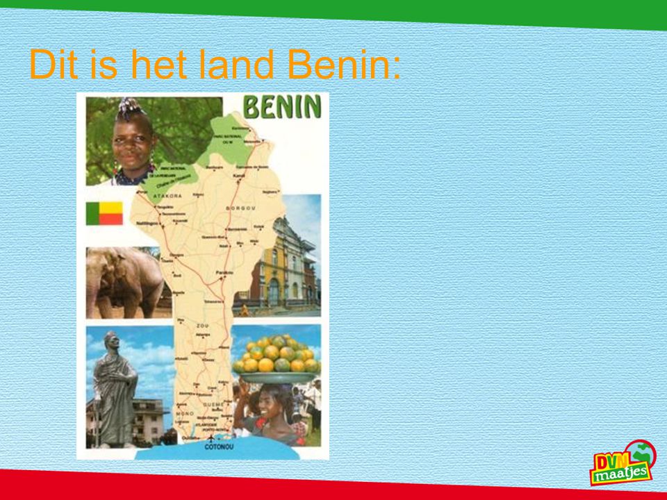 Dit is het land Benin: