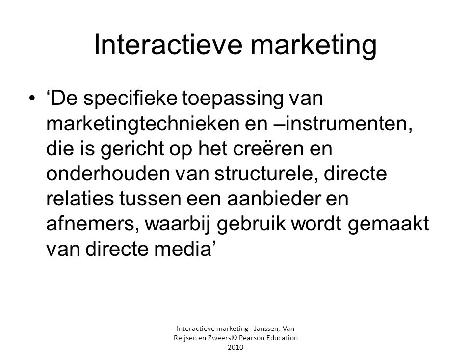 Interactieve marketing