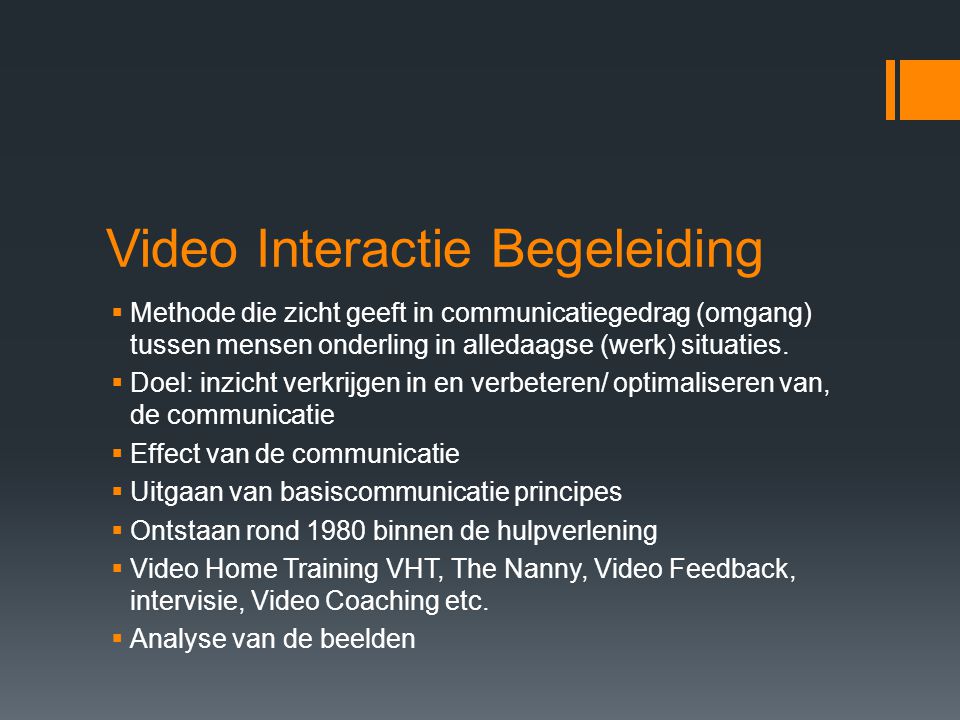 Video Interactie Begeleiding