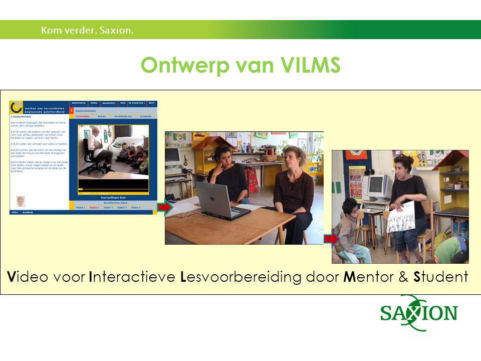 Ontwerp van VILMS Video voor Interactieve Lesvoorbereiding door Mentor & Student