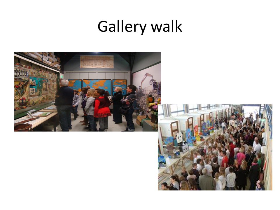 Gallery walk