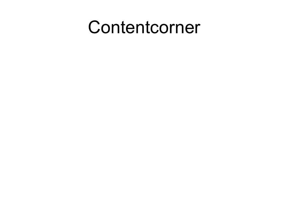 Contentcorner