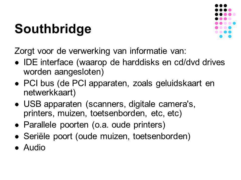 Southbridge Zorgt voor de verwerking van informatie van: