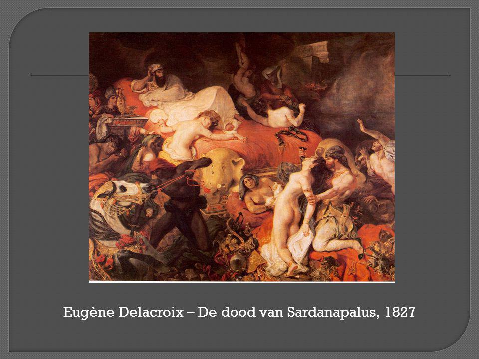 Eugène Delacroix – De dood van Sardanapalus, 1827