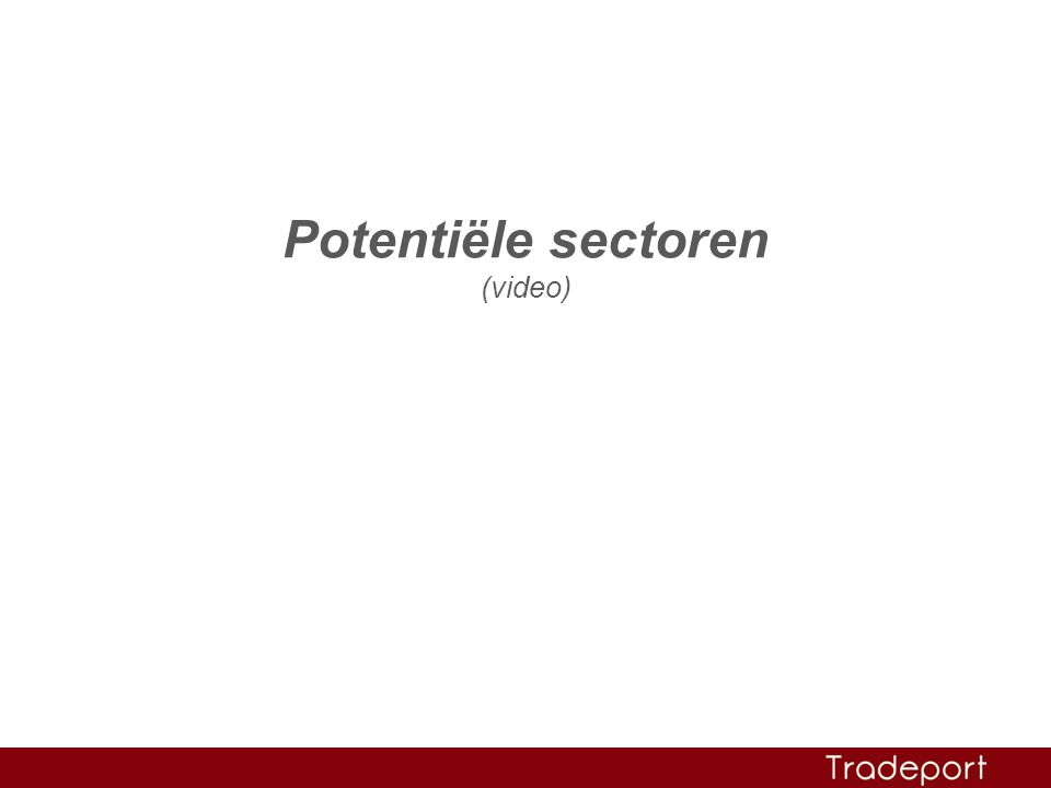 Potentiële sectoren (video)