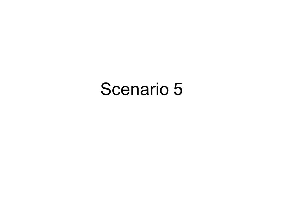 Scenario 5