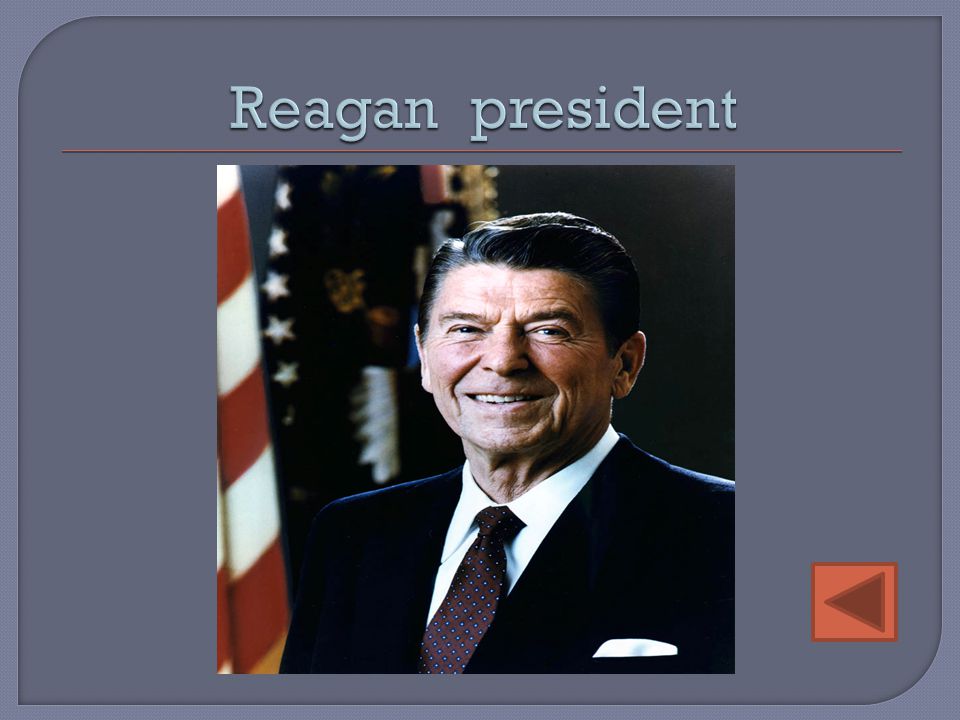 Reagan president