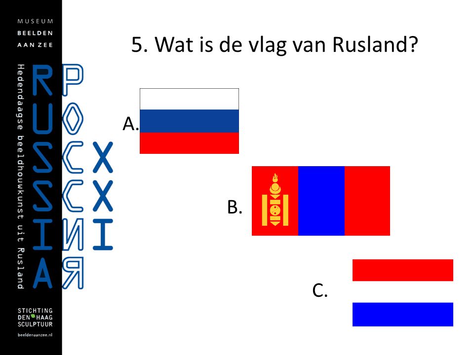 5. Wat is de vlag van Rusland