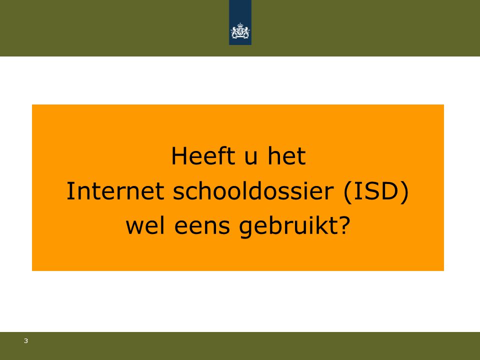 Internet schooldossier (ISD)