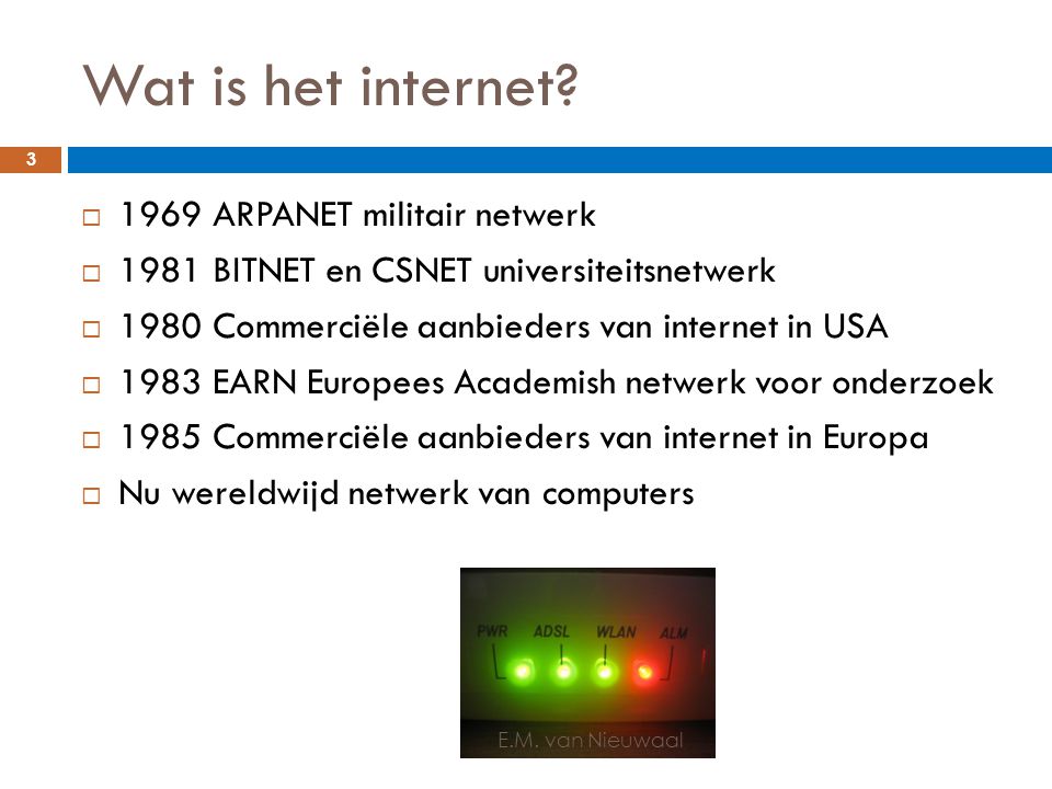 Wat is het internet 1969 ARPANET militair netwerk