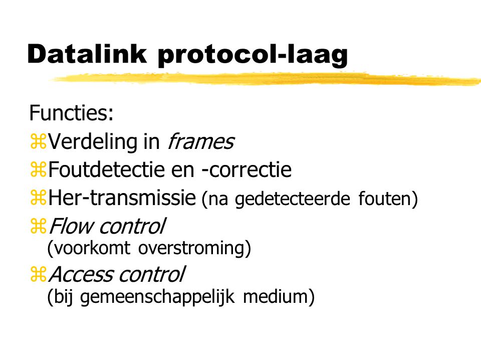 Datalink protocol-laag