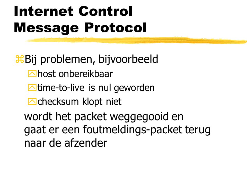 Internet Control Message Protocol