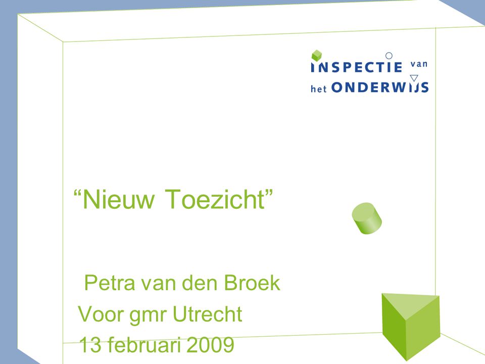 Petra van den Broek Voor gmr Utrecht 13 februari 2009