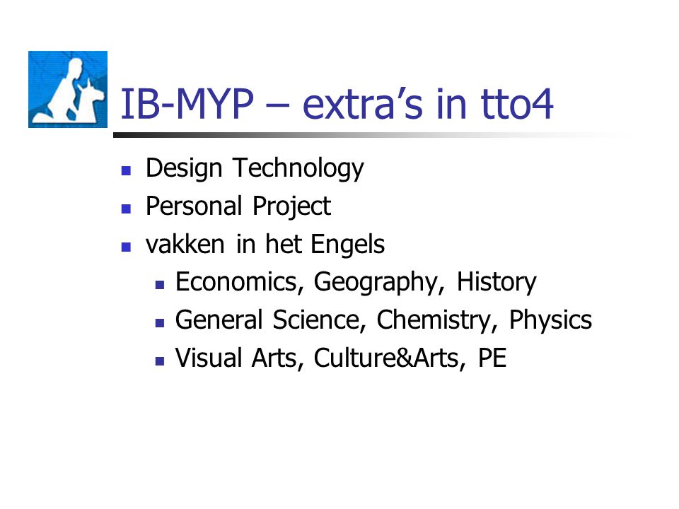 IB-MYP – extra’s in tto4 Design Technology Personal Project