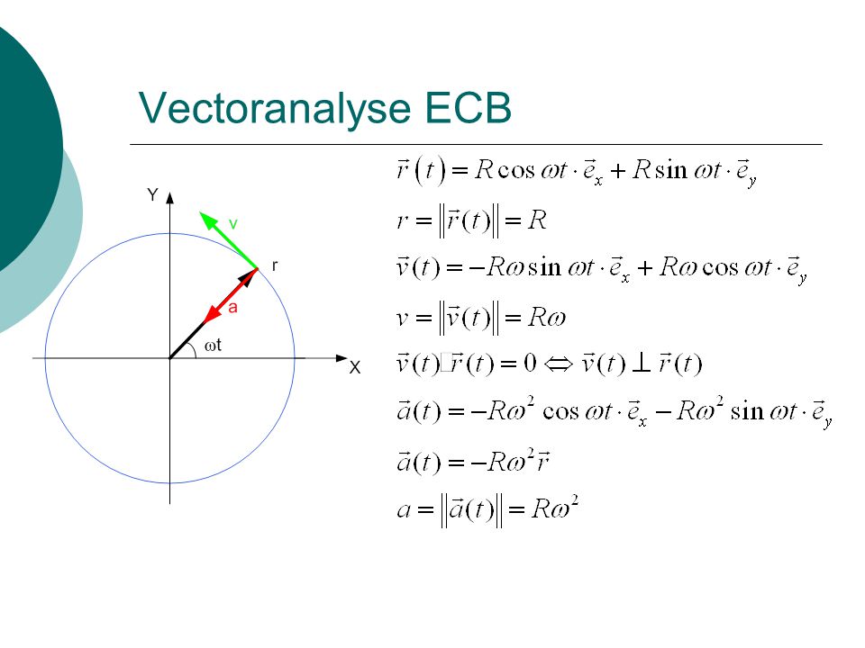 Vectoranalyse ECB