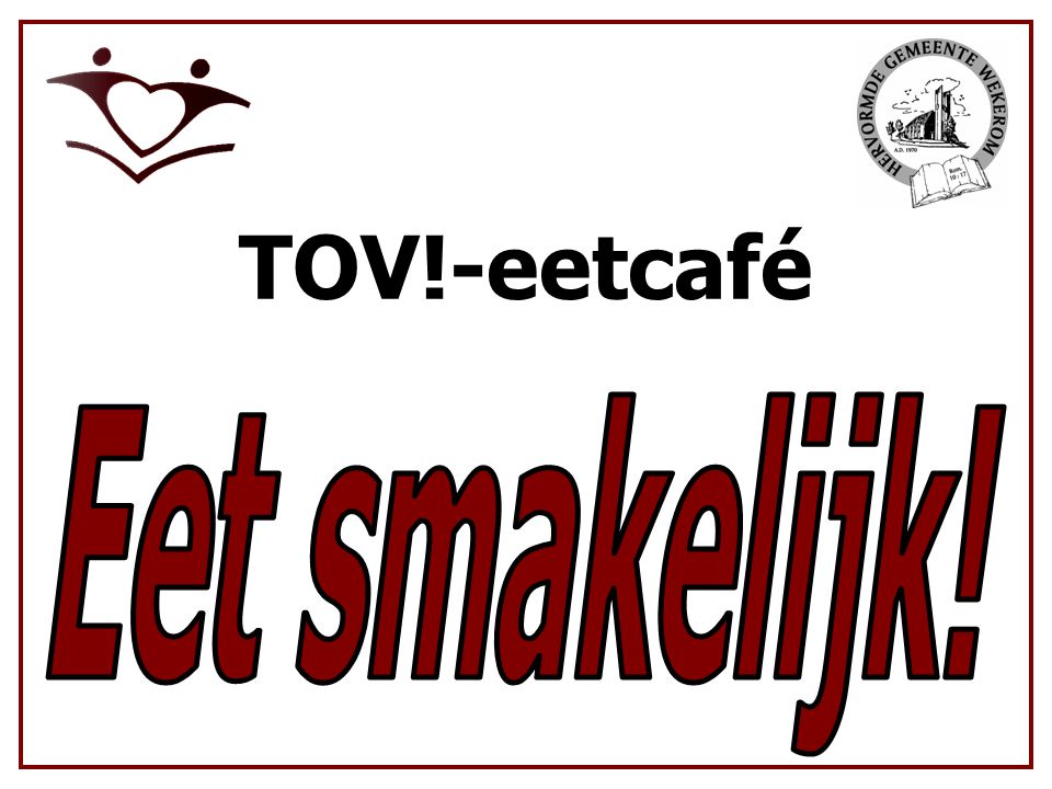 TOV!-eetcafé Eet smakelijk!
