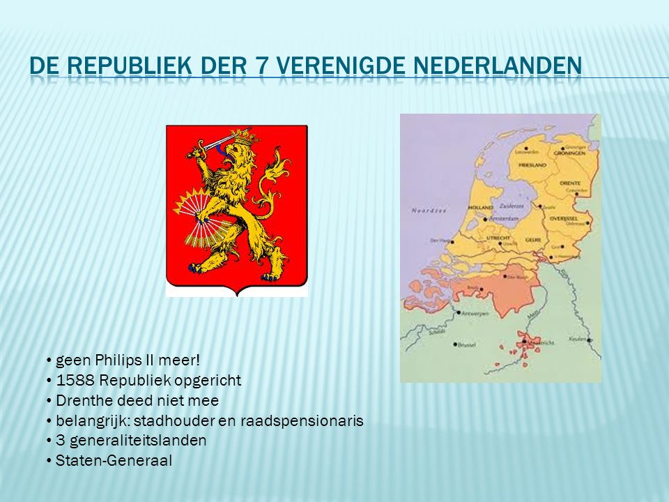 de Republiek der 7 verenigde nederlanden