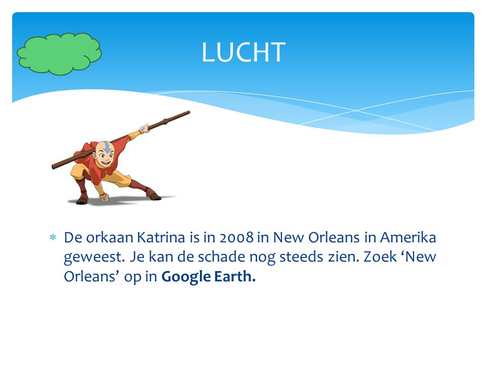 LUCHT De orkaan Katrina is in 2008 in New Orleans in Amerika geweest.