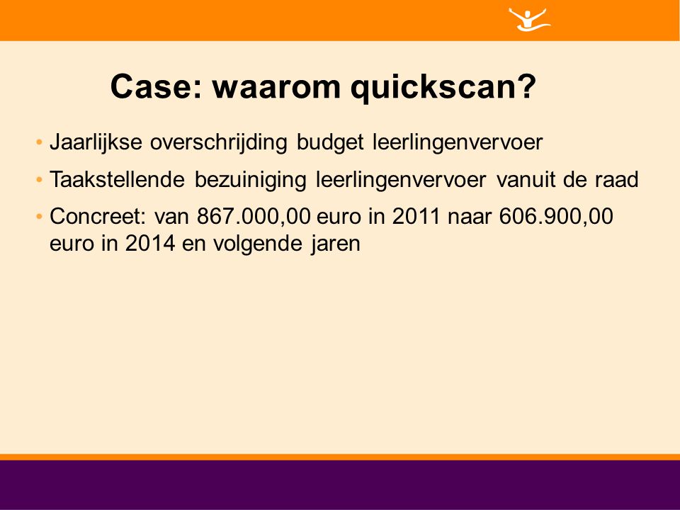 Case: waarom quickscan
