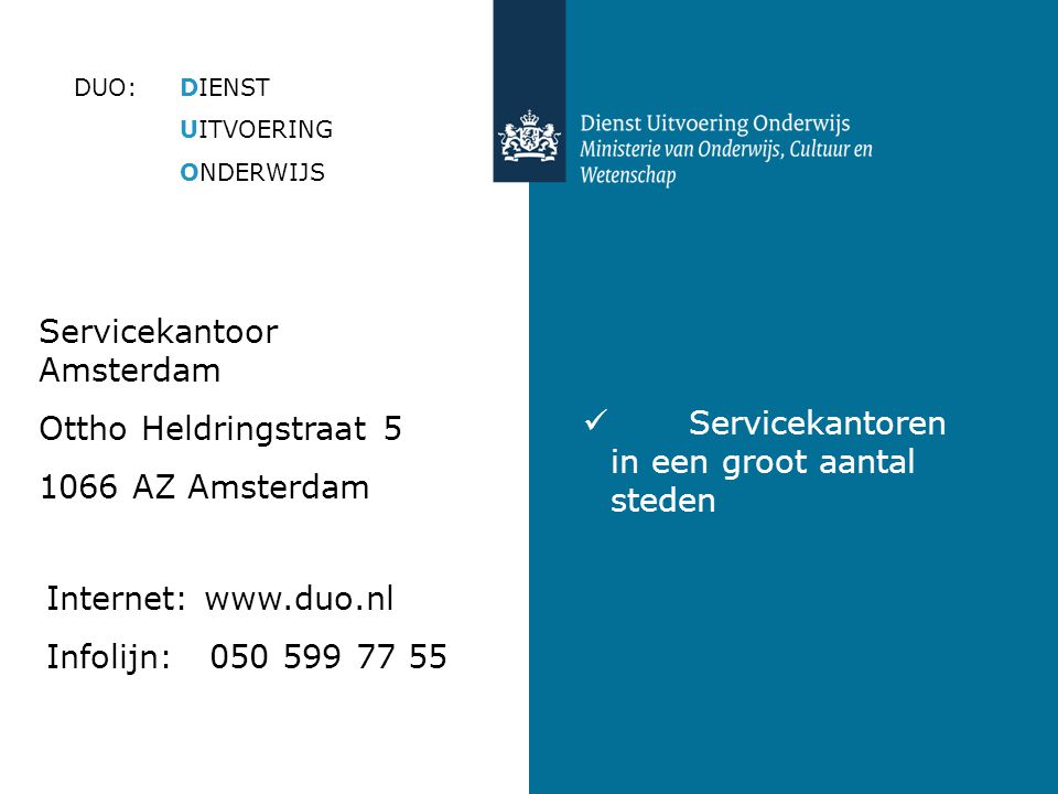 Servicekantoor Amsterdam