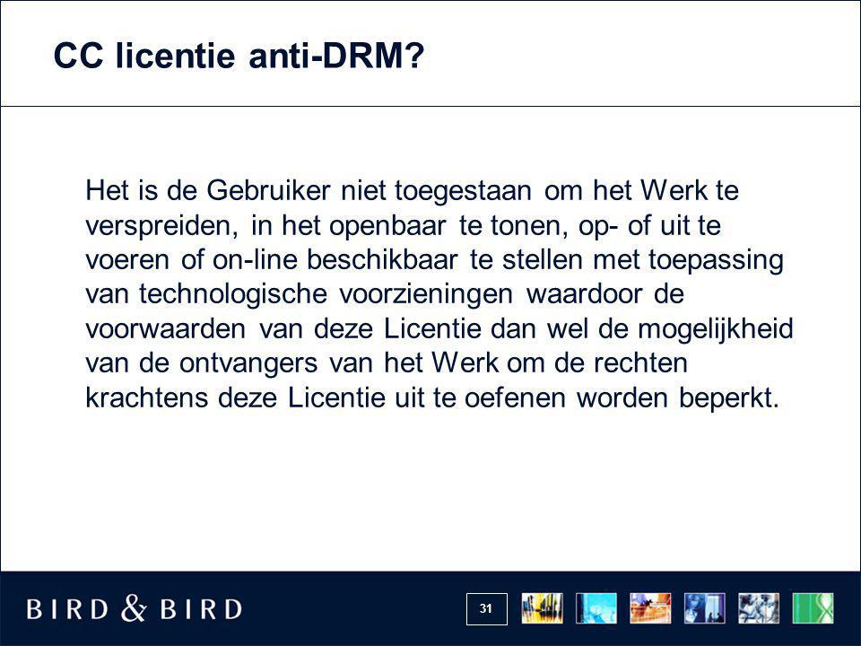 CC licentie anti-DRM