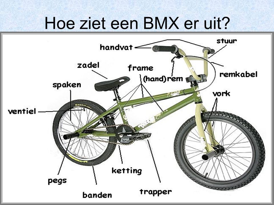 Hoe ziet een BMX er uit