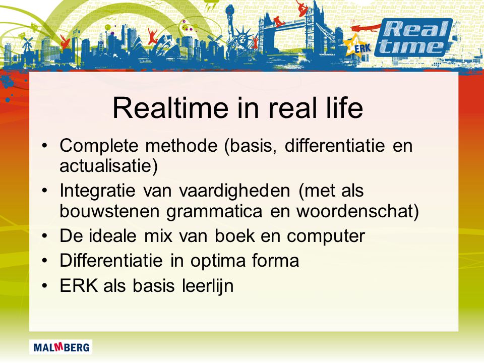 Realtime in real life Complete methode (basis, differentiatie en actualisatie)