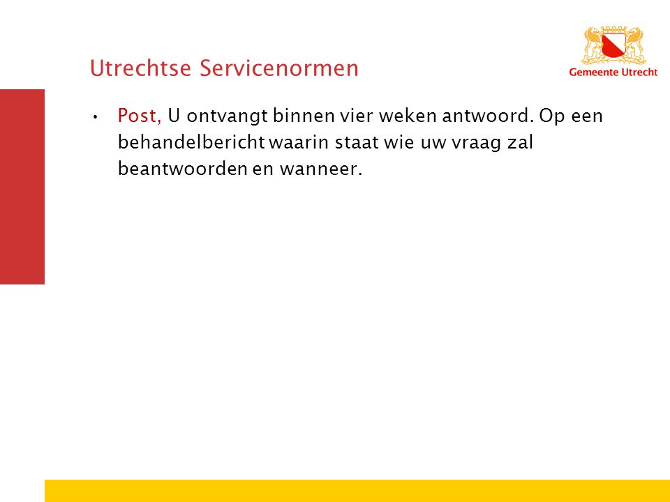 Utrechtse Servicenormen