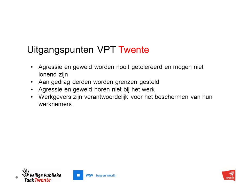 Uitgangspunten VPT Twente