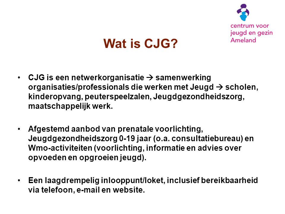 Wat is CJG