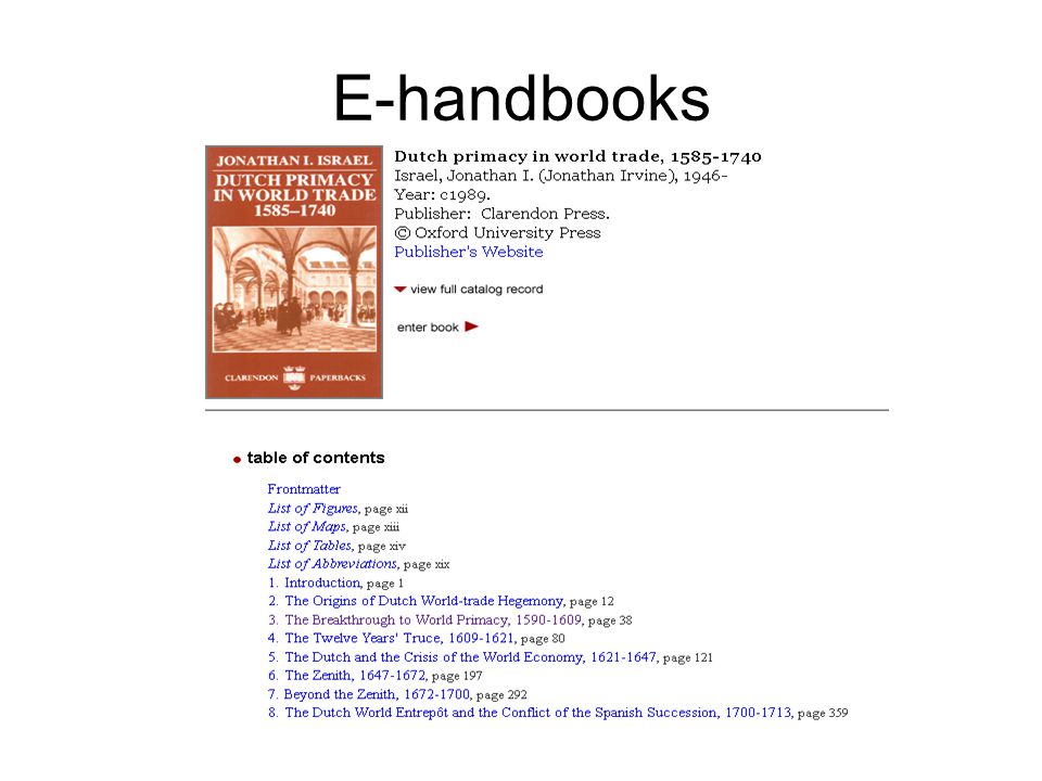 E-handbooks Voorbeeld e-handbook