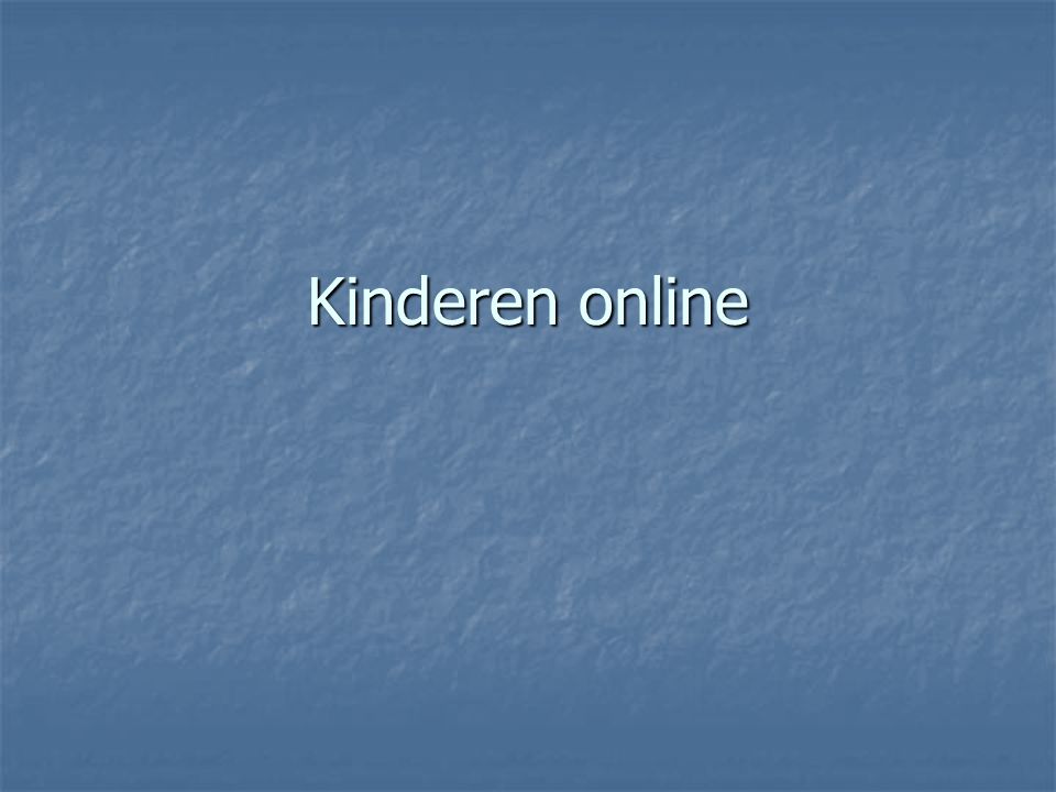 Kinderen online