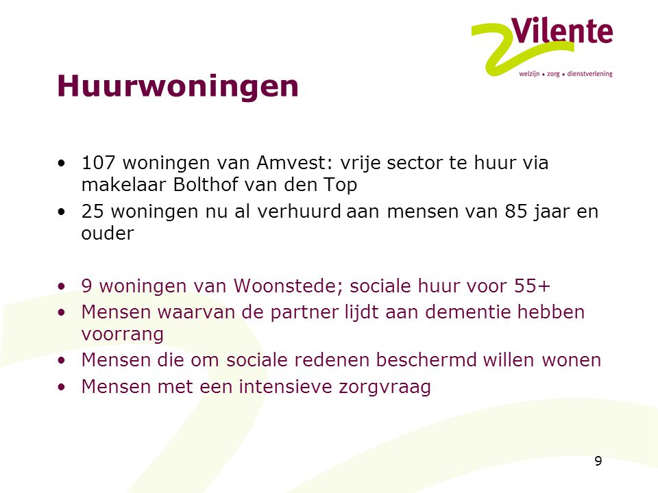Huurwoningen 107 woningen van Amvest: vrije sector te huur via makelaar Bolthof van den Top.