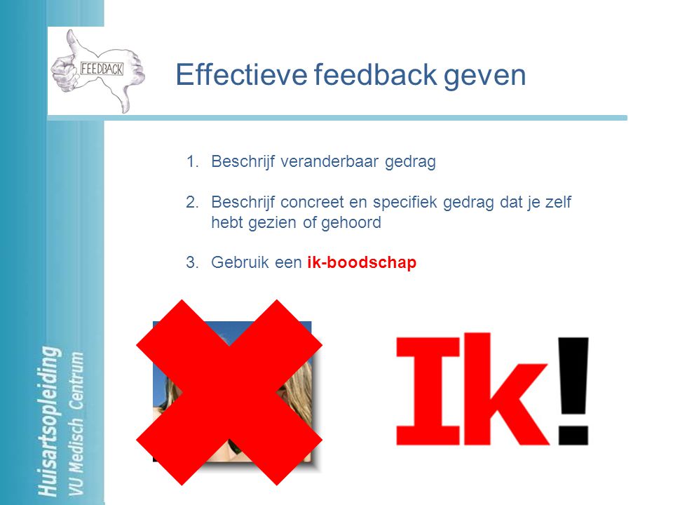 Effectieve feedback geven